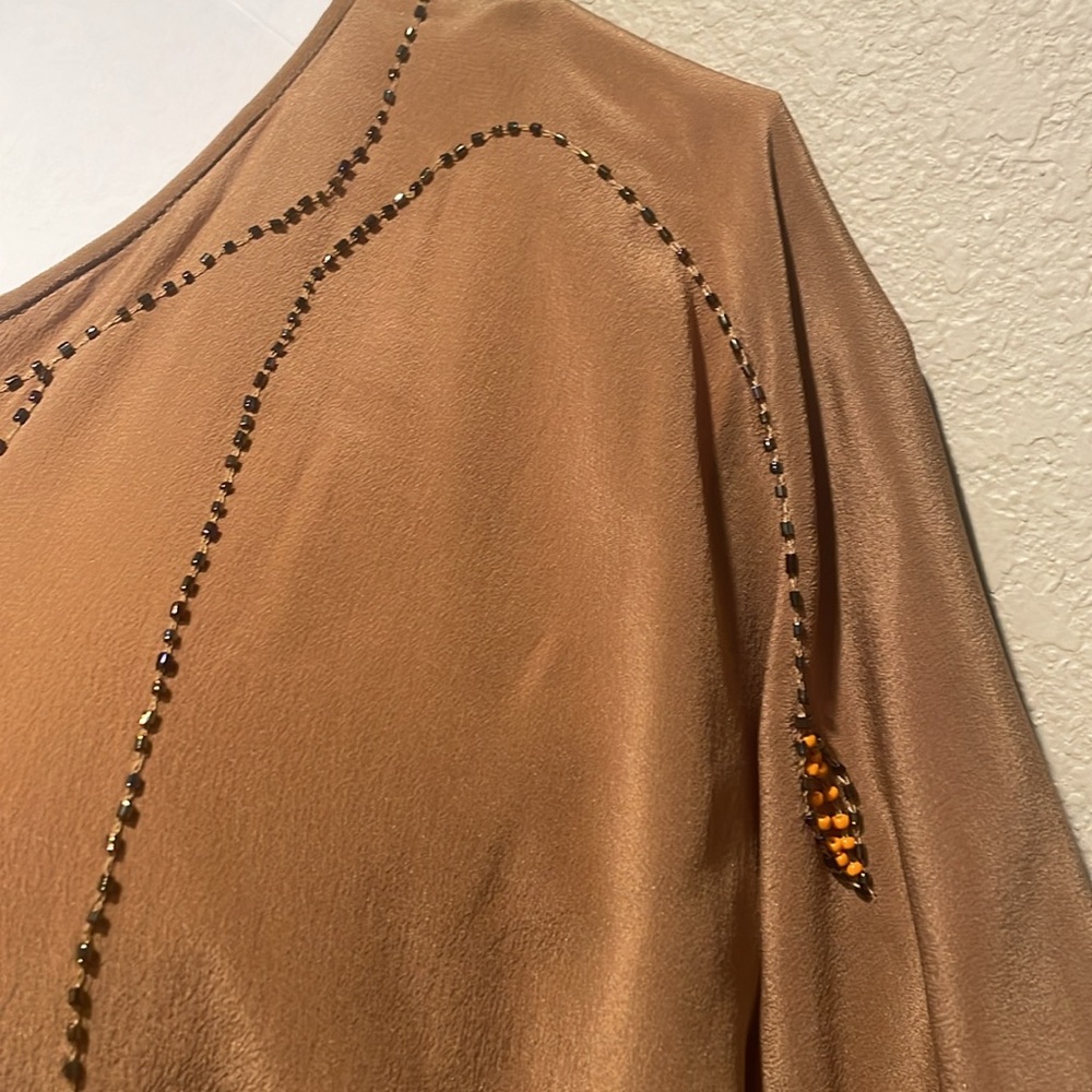 What Goes Around Cones Around Silk Blouse - Picture 5 of 6